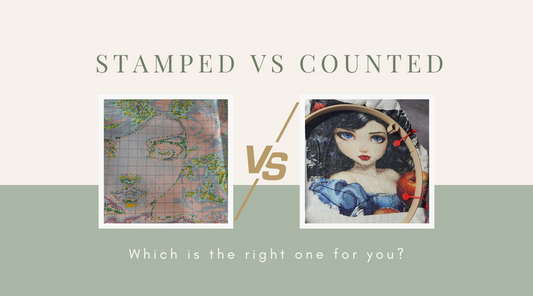 🧵 Stamped vs. Counted Cross Stitch: Which Is Right for You?