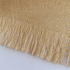 28ct linen gold silk, flash cotton