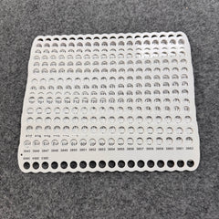 14-Piece Double-Sided Thread Organizer with 482 DMC Colour Codes