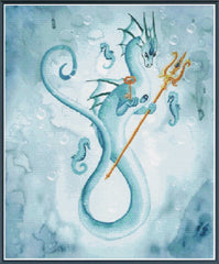 Aquamarine Dragon - PDF Digital Download