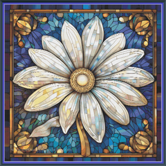 Birth Month April Daisy - PDF Digital Download