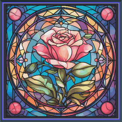 Birth Month June Rose - PDF Digital Download