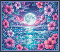 Floral Beach 1 - PDF Digital Download