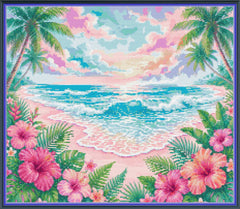 Floral Beach 2 - PDF Digital Download