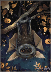 Funny Halloween Bat - PDF Digital Download
