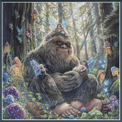 Peaceful Bigfoot - PDF Digital Download