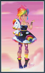 Rainbow Punk Brite - PDF Digital Download