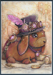Steampunk Bunny - PDF Digital Download