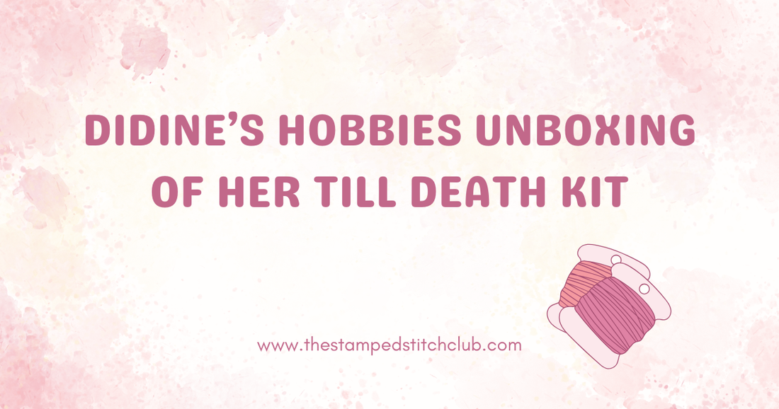 Didine’s Hobbies unboxing of her Till Death kit