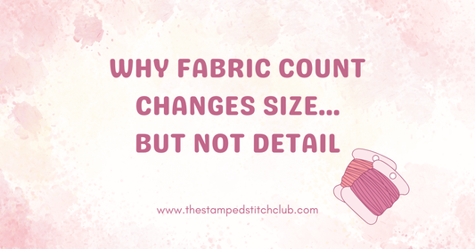 Why Fabric Count Changes Size… But Not Detail