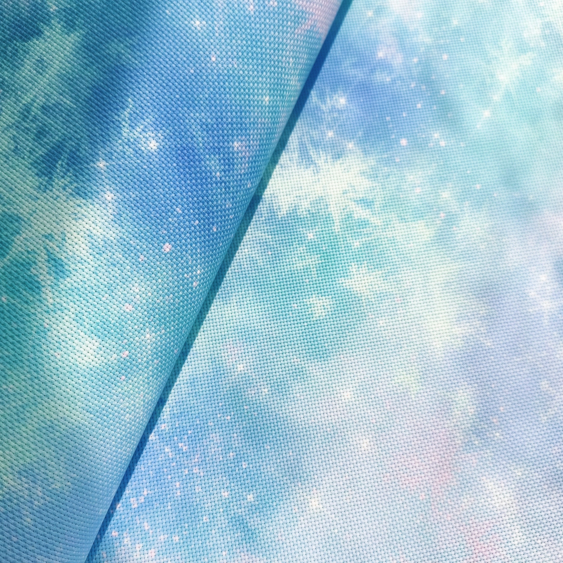 Cross Stitch Fabric 14CT 16CT 25CT, Printed Embroidery Cloth, DIY Needlework Background Cloth for Cross Stitch Crafts
