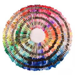 [834-B5200】Egyptian cotton embroidery floss 482 colours - 8m skeins