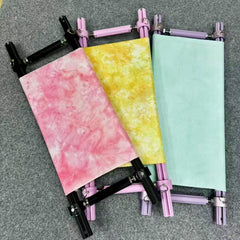 Scroll Frame with Adjustable Width | Extendable Scroll Frame] Adjustable Aluminium Alloy Scroll Frame for Cross Stitch | Extra Thick, Extendable Embroidery Frame with Adjustable Width and Length