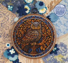 Art Nouveau Owl II Stamped Cross Stitch Kit