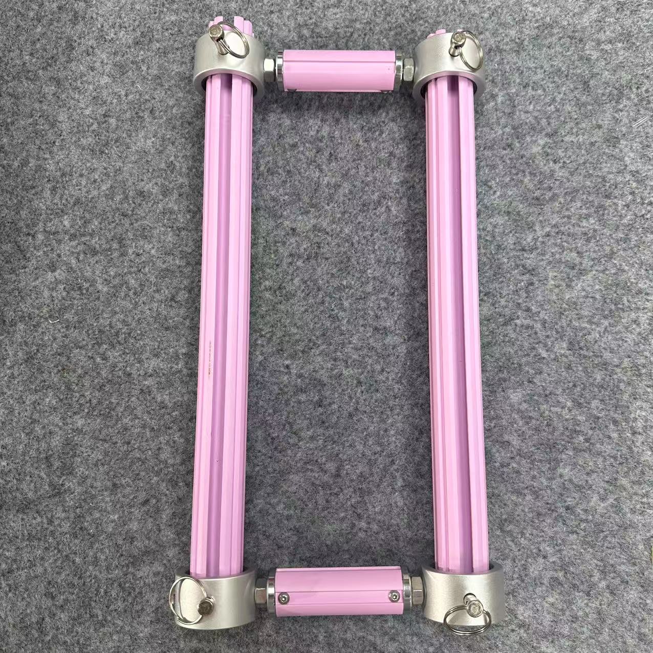 MINI Adjustable Embroidery Frame | 8–18cm Tension Range | Aluminum Alloy Cross Stitch Reel Frame | Extra Thick Retractable Scroll Frame | Length Adjustable Hoop for DIY Needlework