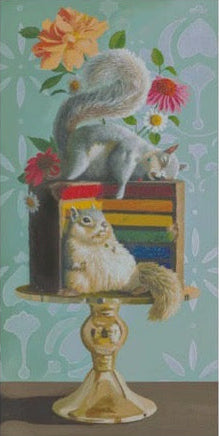 Rainbow Cake Squirrels