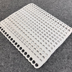 14-Piece Double-Sided Thread Organizer with 482 DMC Colour Codes