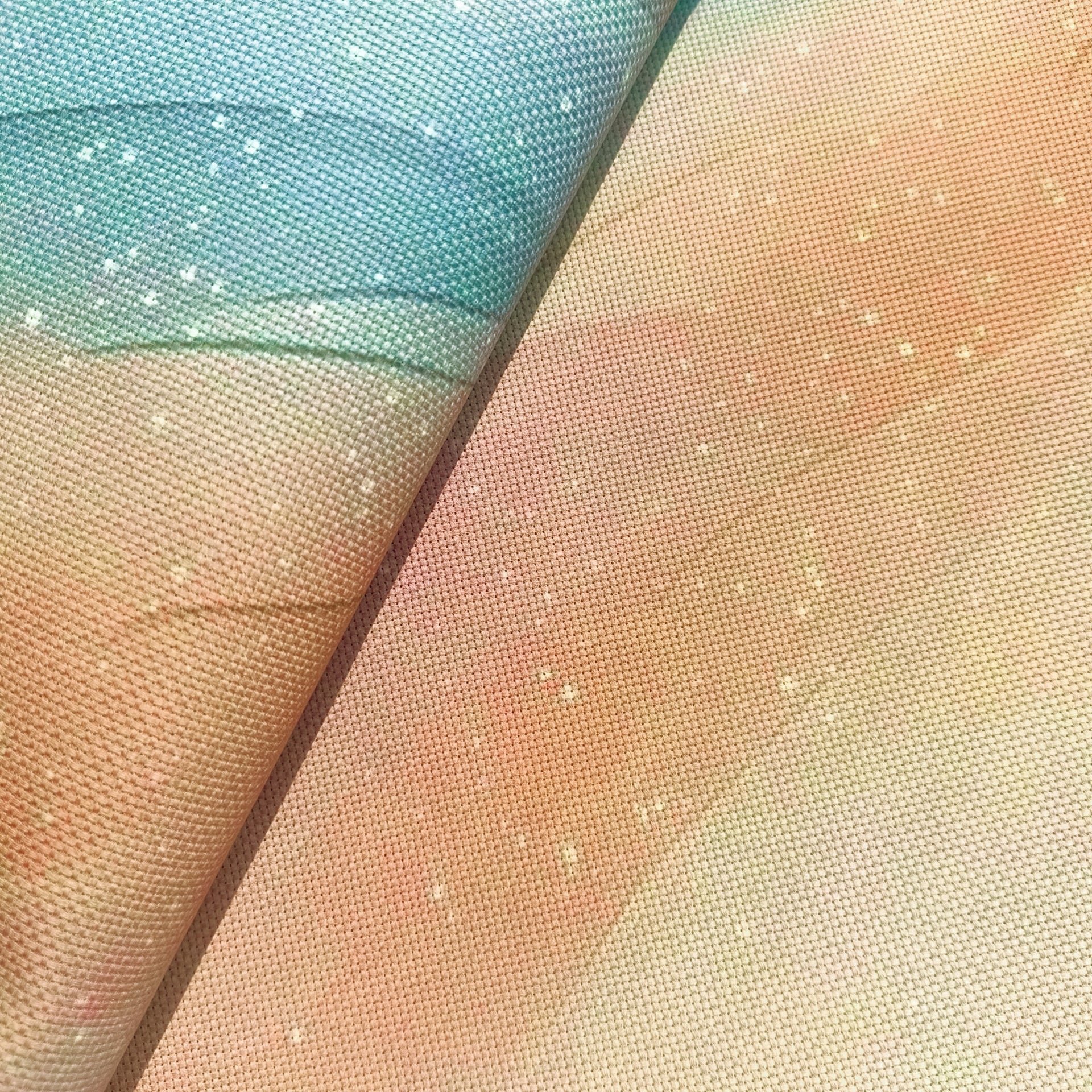 Cross Stitch Fabric 14CT 16CT 25CT, Printed Embroidery Cloth, DIY Needlework Background Cloth for Cross Stitch Crafts