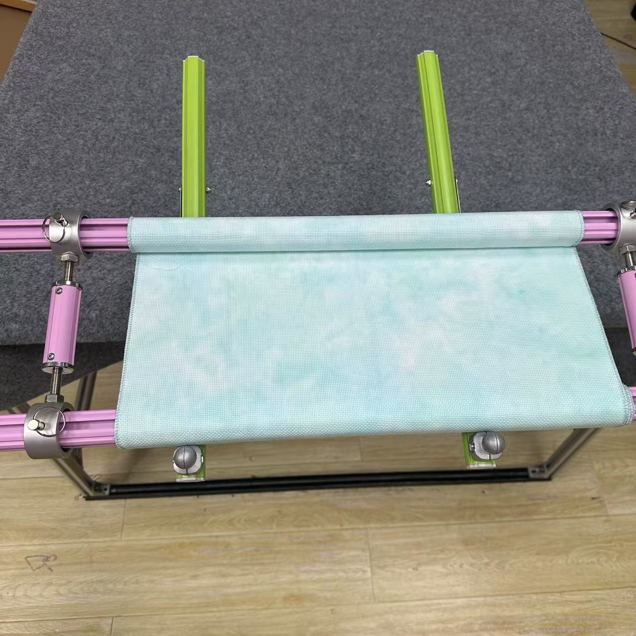 upgrade and reinforce【Third Generation】Aluminum Alloy Table Side Embroidery Hoop Stand - Adjustable Tilt Angle & Width, Heavy-Duty Base for Desk Mounting, Stable Embroidery Frame Holder Fits Most Desks