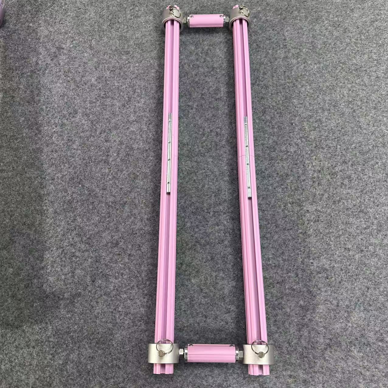 MINI Adjustable Embroidery Frame | 8–18cm Tension Range | Aluminum Alloy Cross Stitch Reel Frame | Extra Thick Retractable Scroll Frame | Length Adjustable Hoop for DIY Needlework