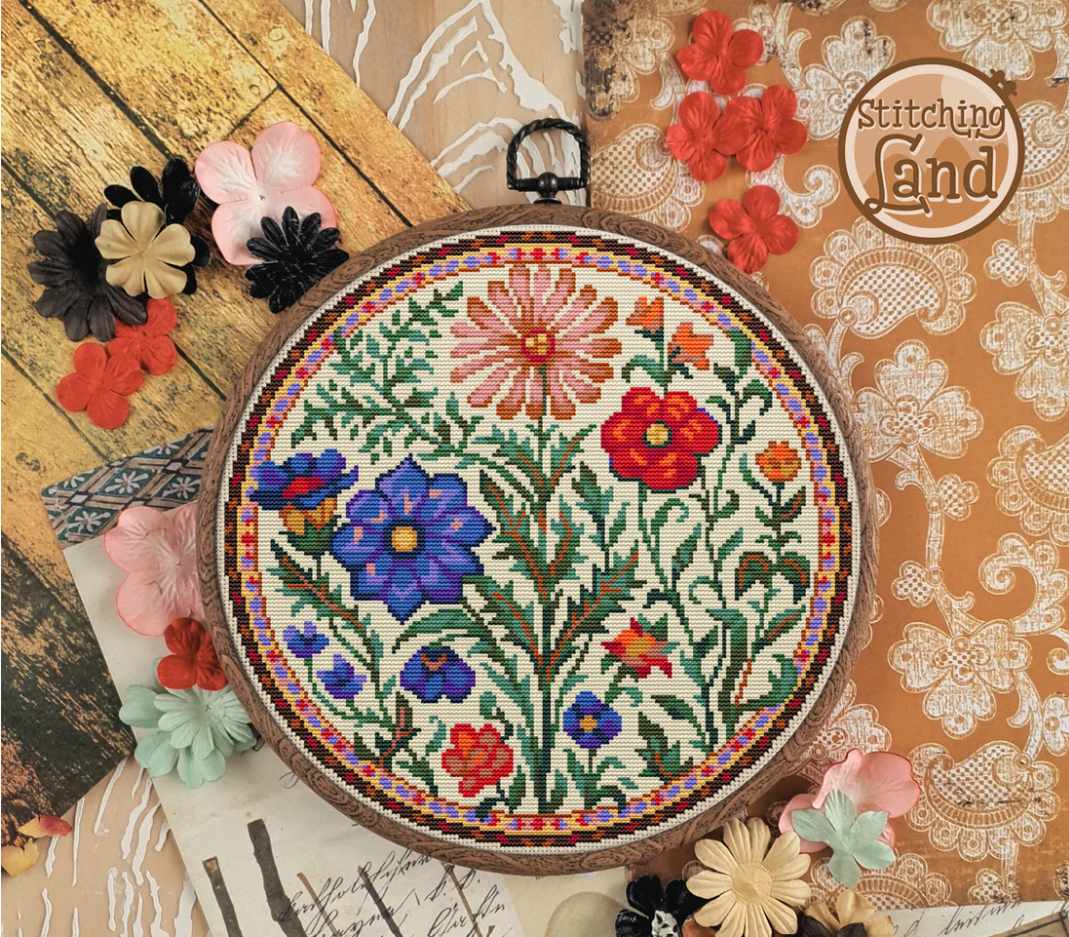 Art Nouveau Meadow Flowers [Sun-0617]