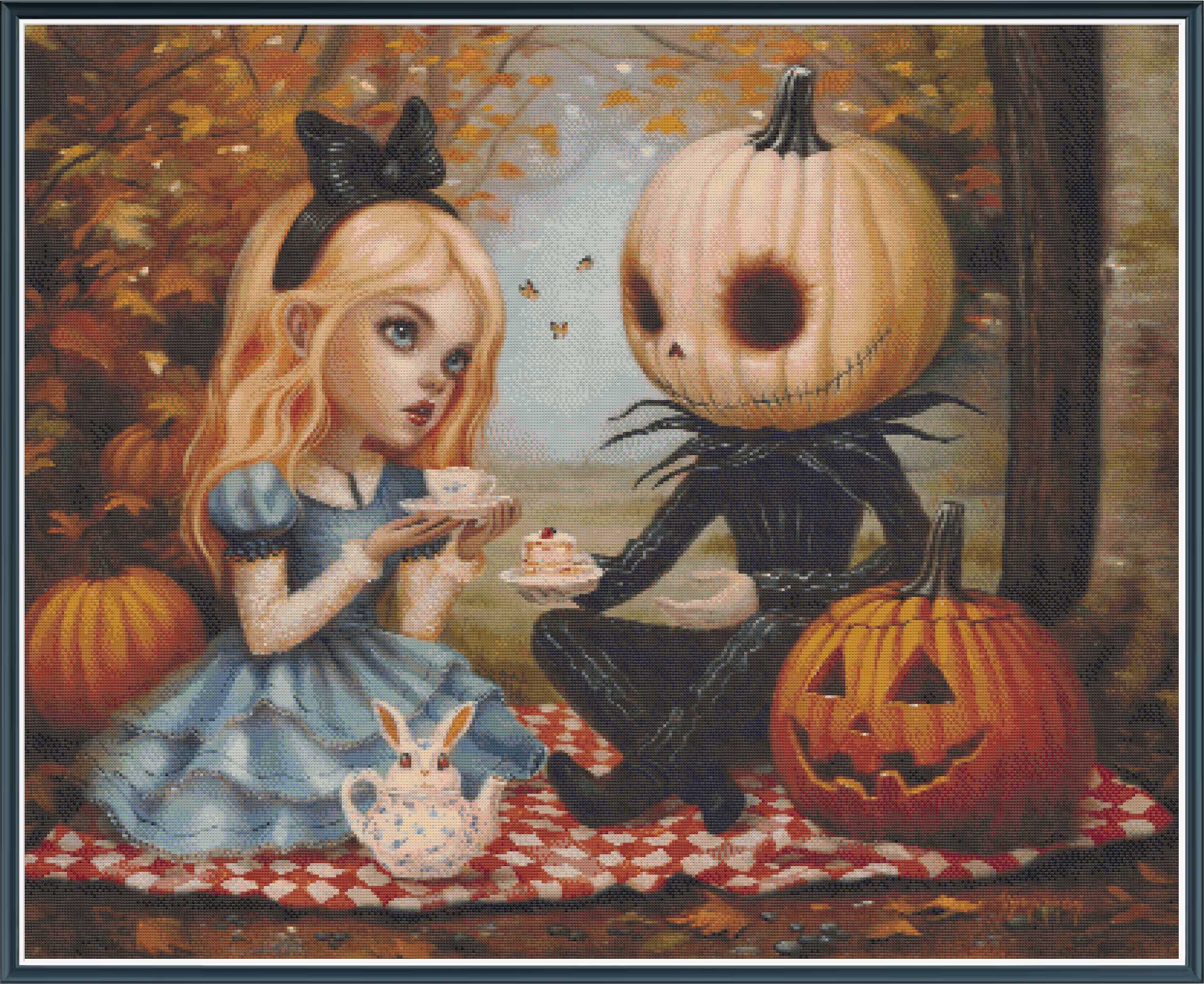 Alice and the Pumpkin King's Tea Party pdf digital download
