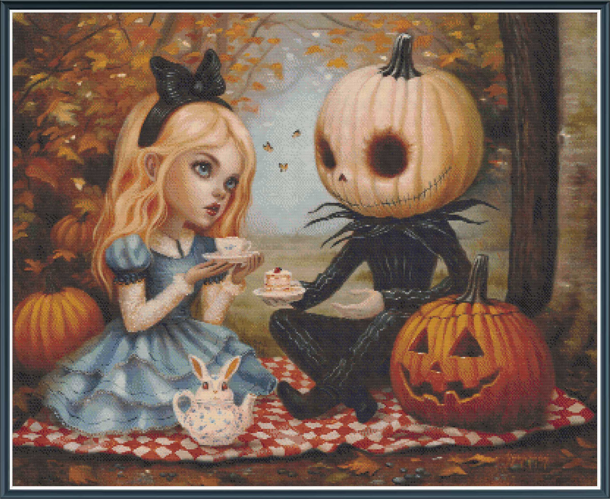 Alice and the Pumpkin King's Tea Party pdf digital download