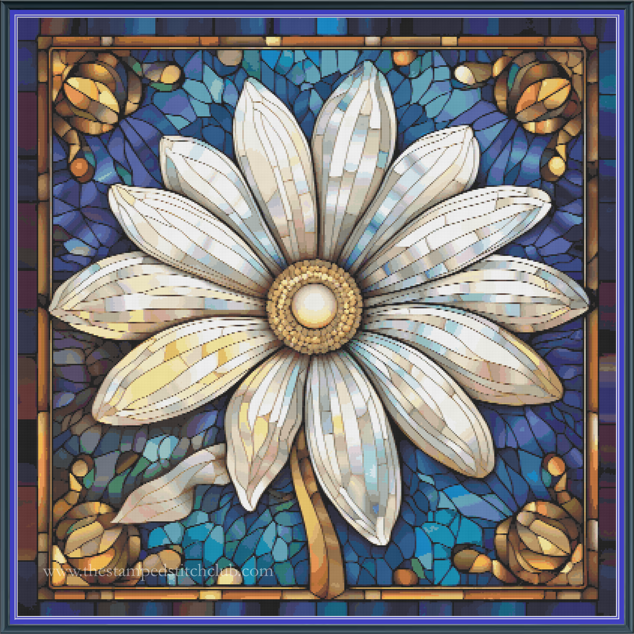 Birth Month April Daisy - PDF Digital Download