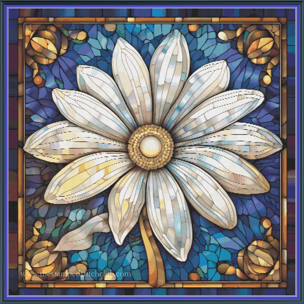 Birth Month April Daisy - PDF Digital Download