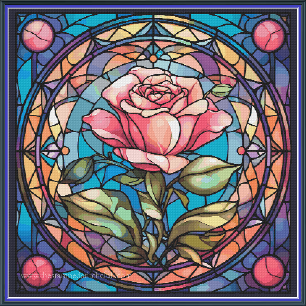 Birth Month June Rose - PDF Digital Download