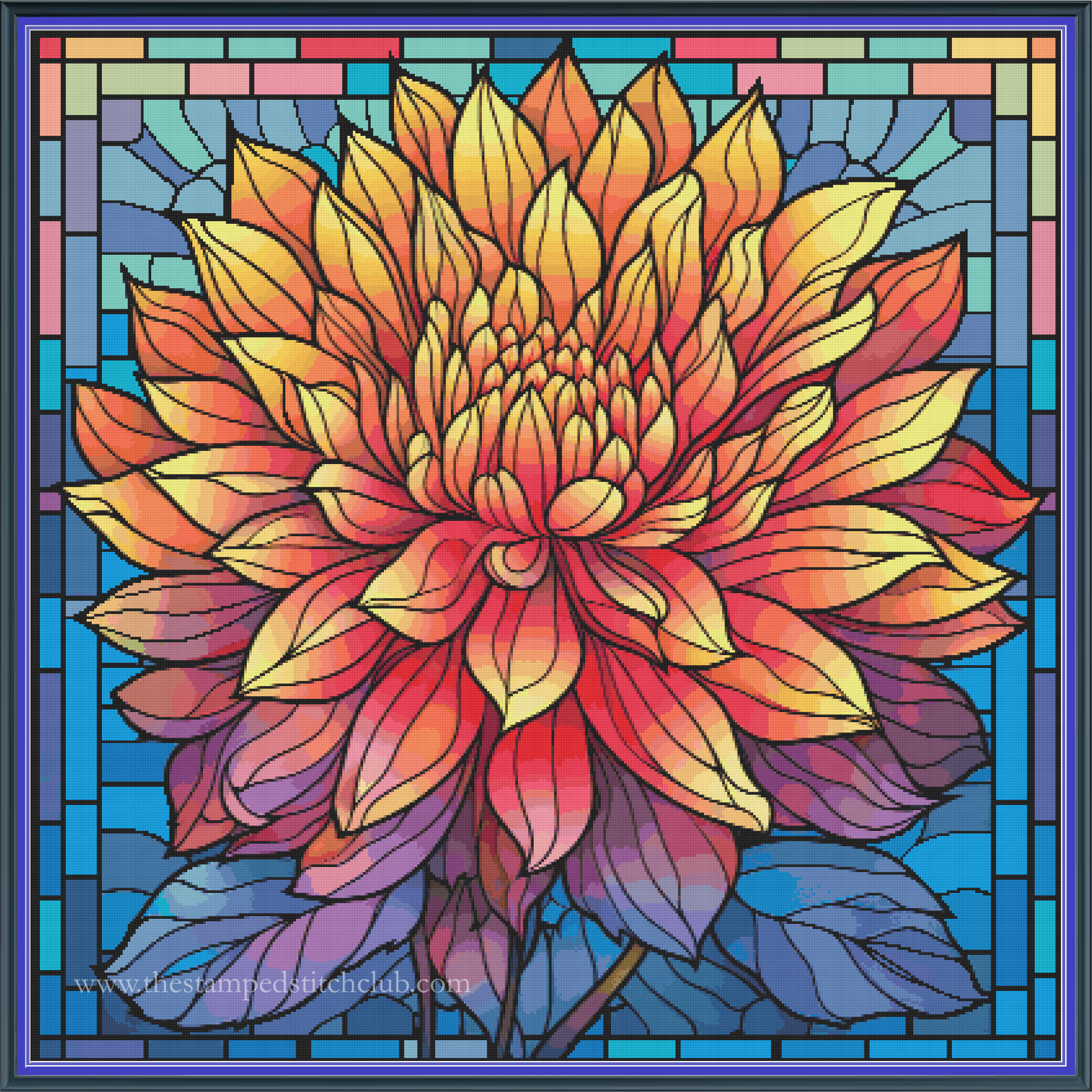 Birth Month November Chrysanthamum - PDF Digital Download
