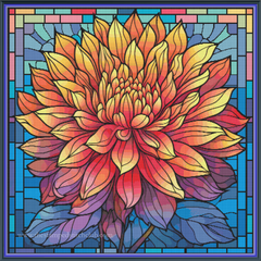 Birth Month November Chrysanthamum - PDF Digital Download