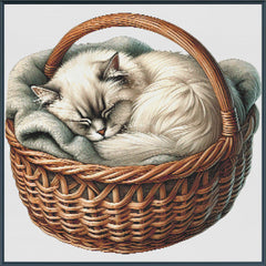 Cat in a Basket [sun-0144]