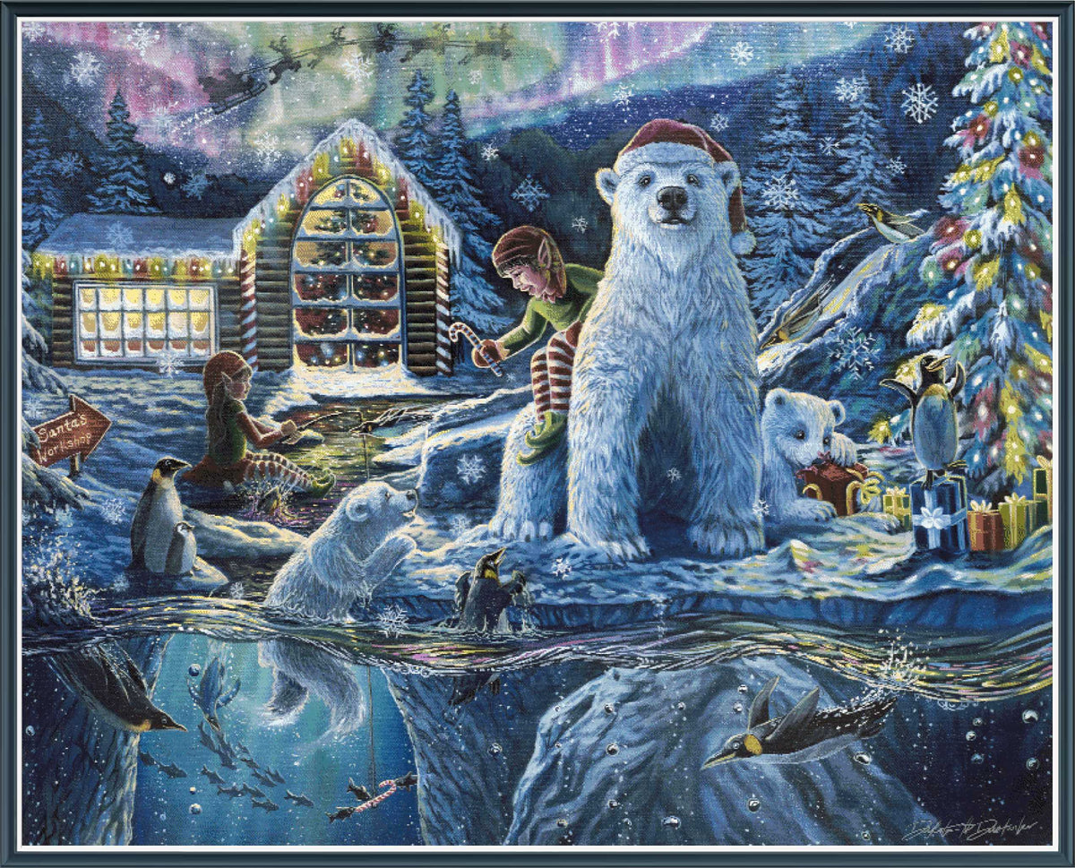 Christmas Eve at the Workshop [LARGE] - PDF Digital Download