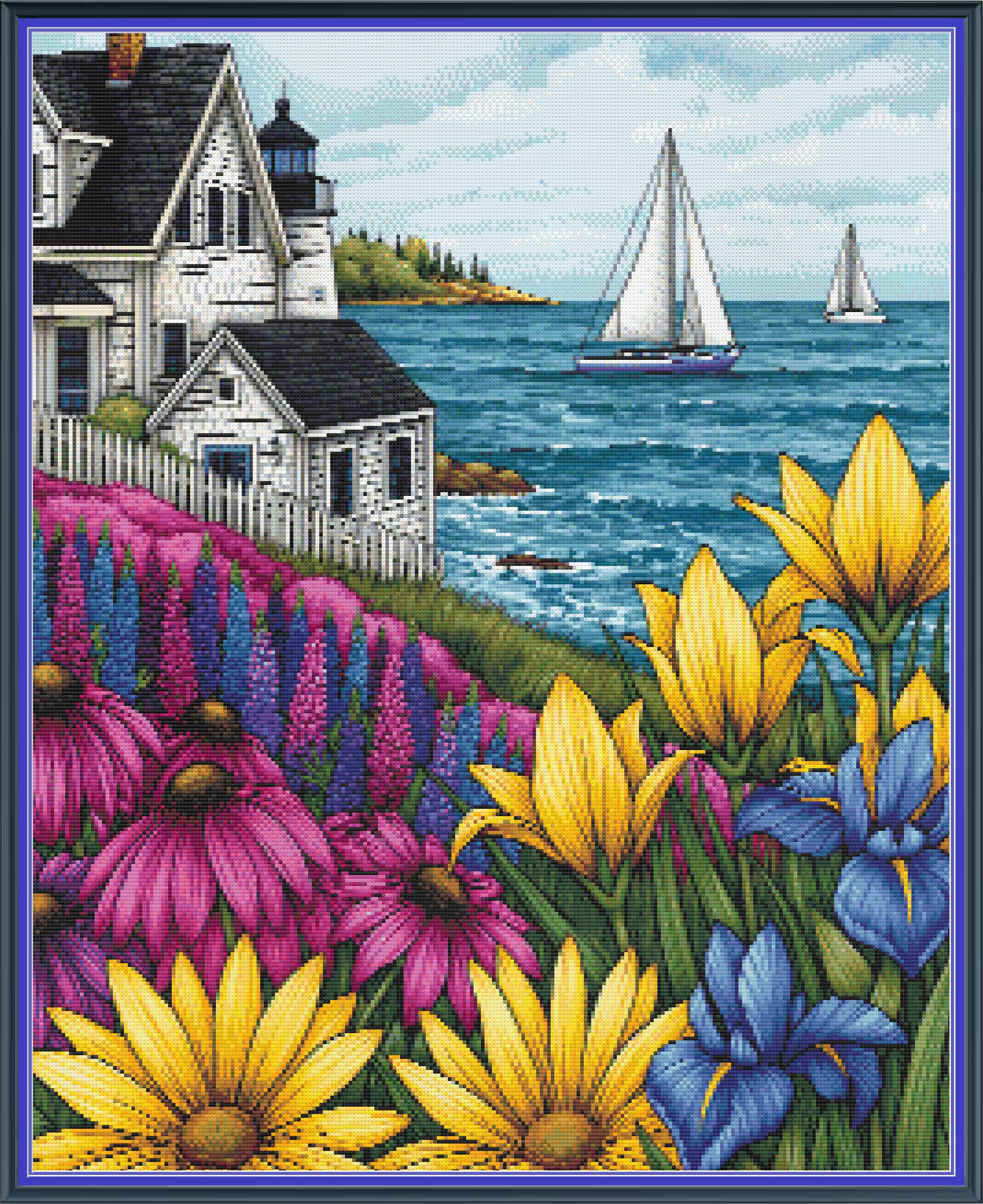 Coastal Flowers - PDF Digital Download