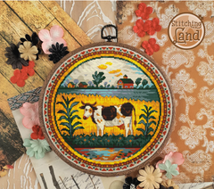 Cow In Wheat Field [Sun-0621]