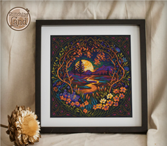 Dawn over Mountains Square [Sun-0384]