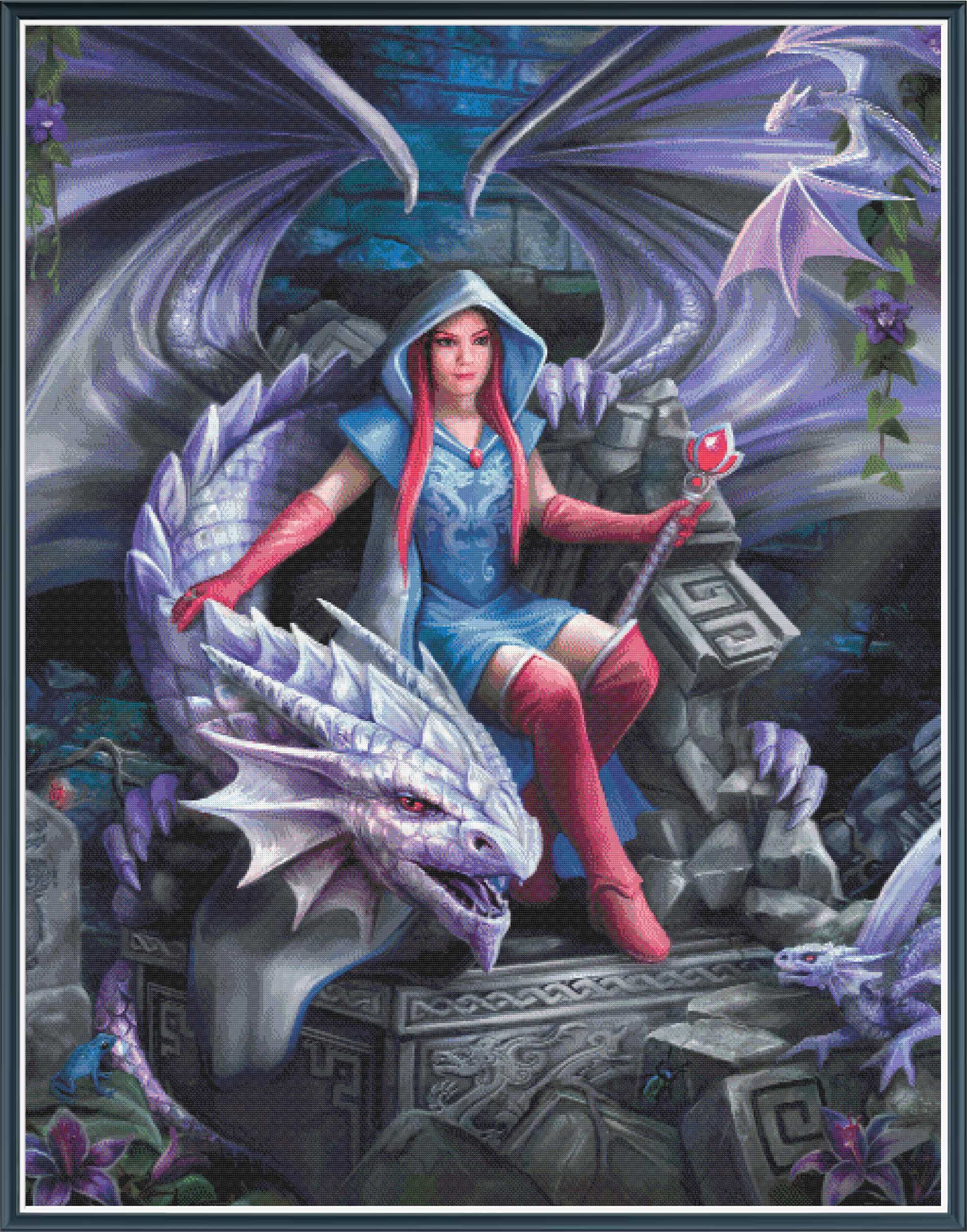 Dragon Mage Throne [Anne-Sun-0393]