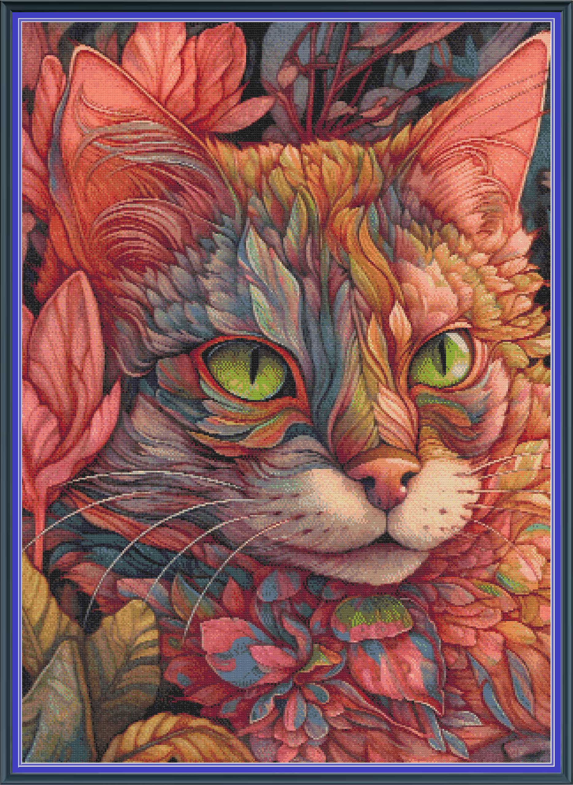 Floral Cat 3 [Sun-0674]