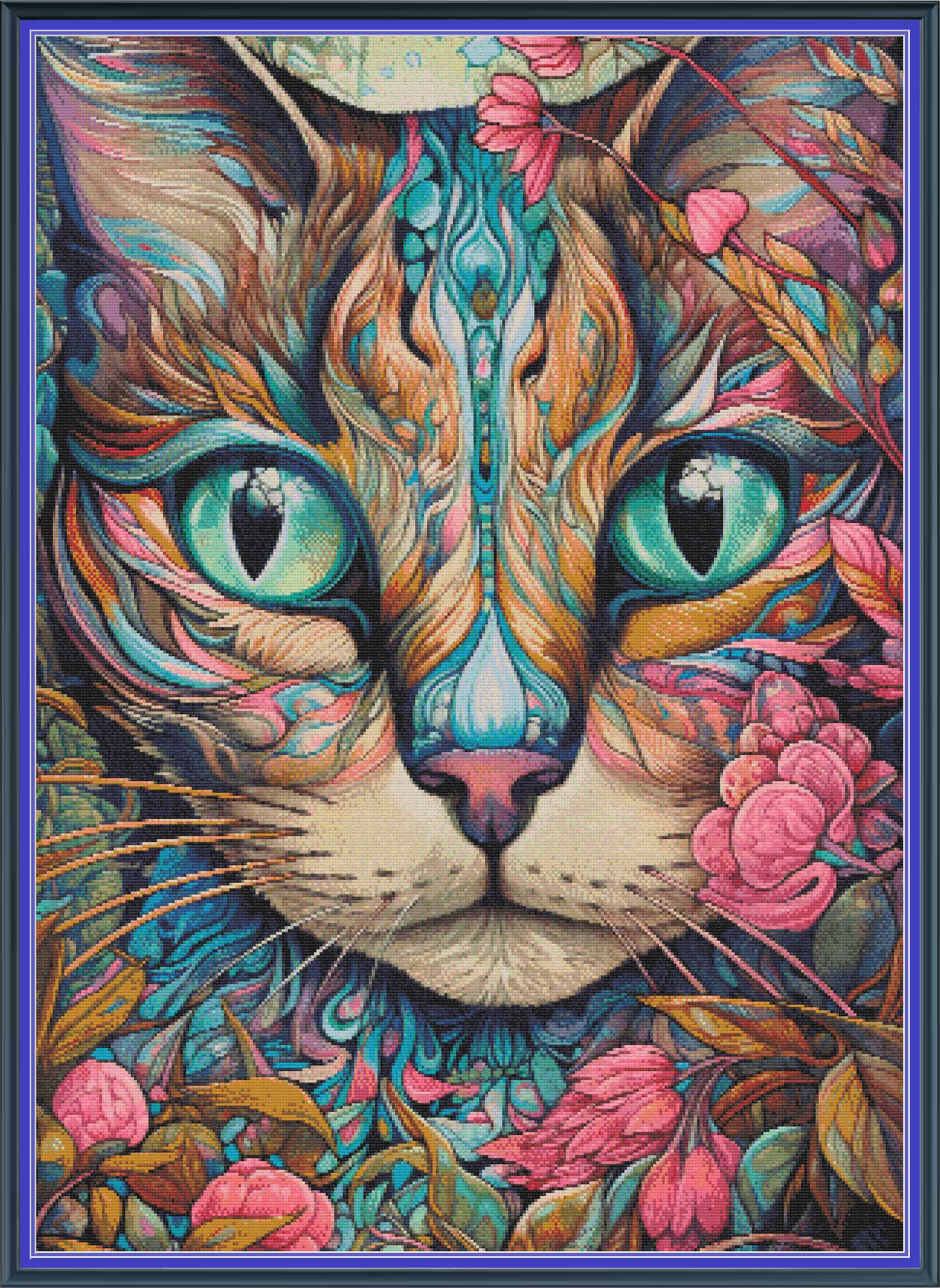 Floral Cat 4 [Sun-0675]