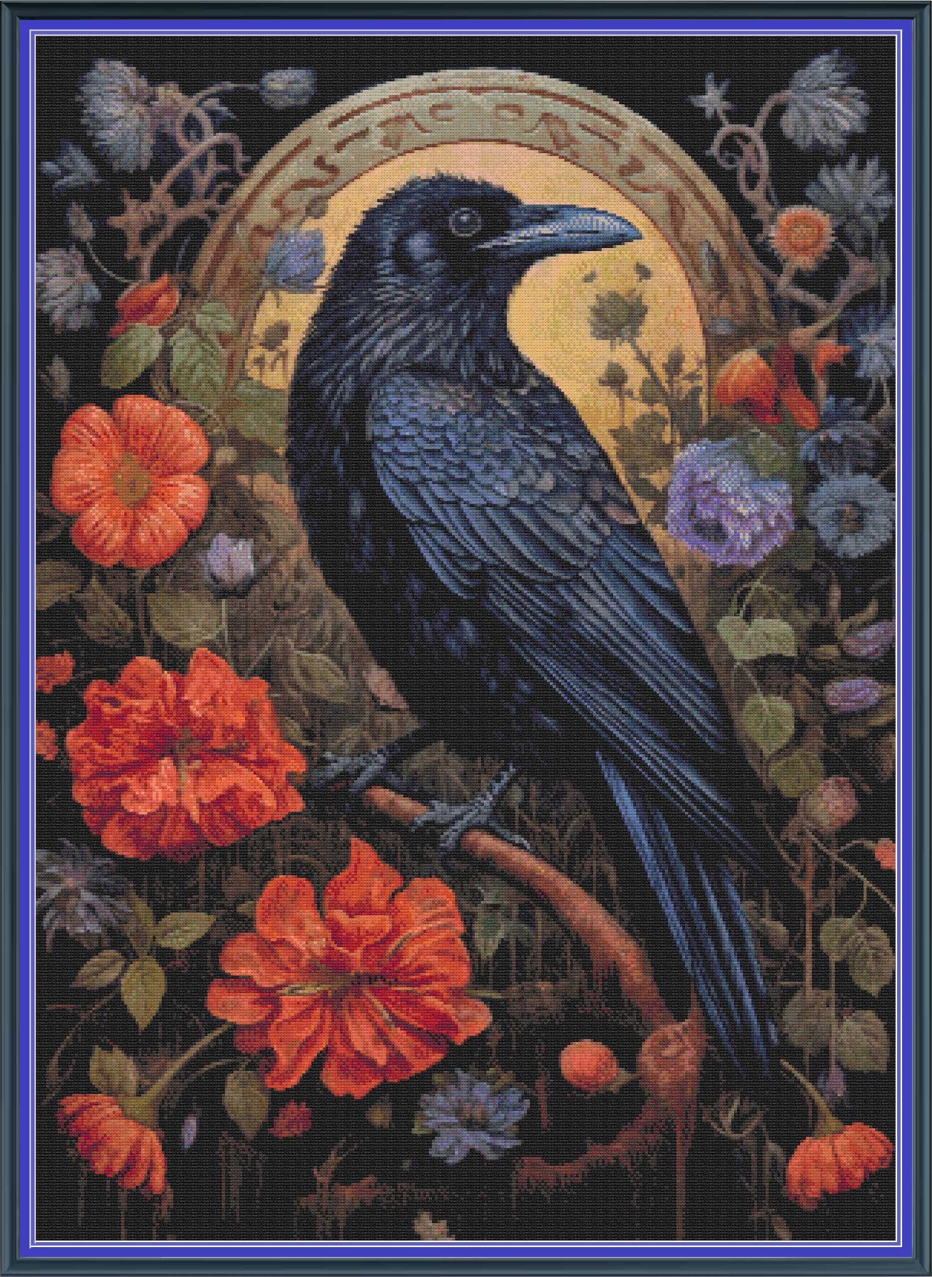 Gothic Botanic Raven [Sun-0653]
