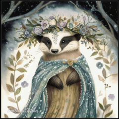 Imbolc Animals Badger - PDF Digital Download