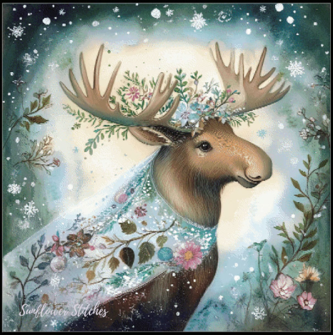 Imbolc Animals Elk - PDF Digital Download