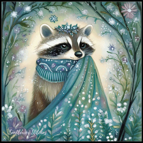 Imbolc Animals Raccoon - PDF Digital Download