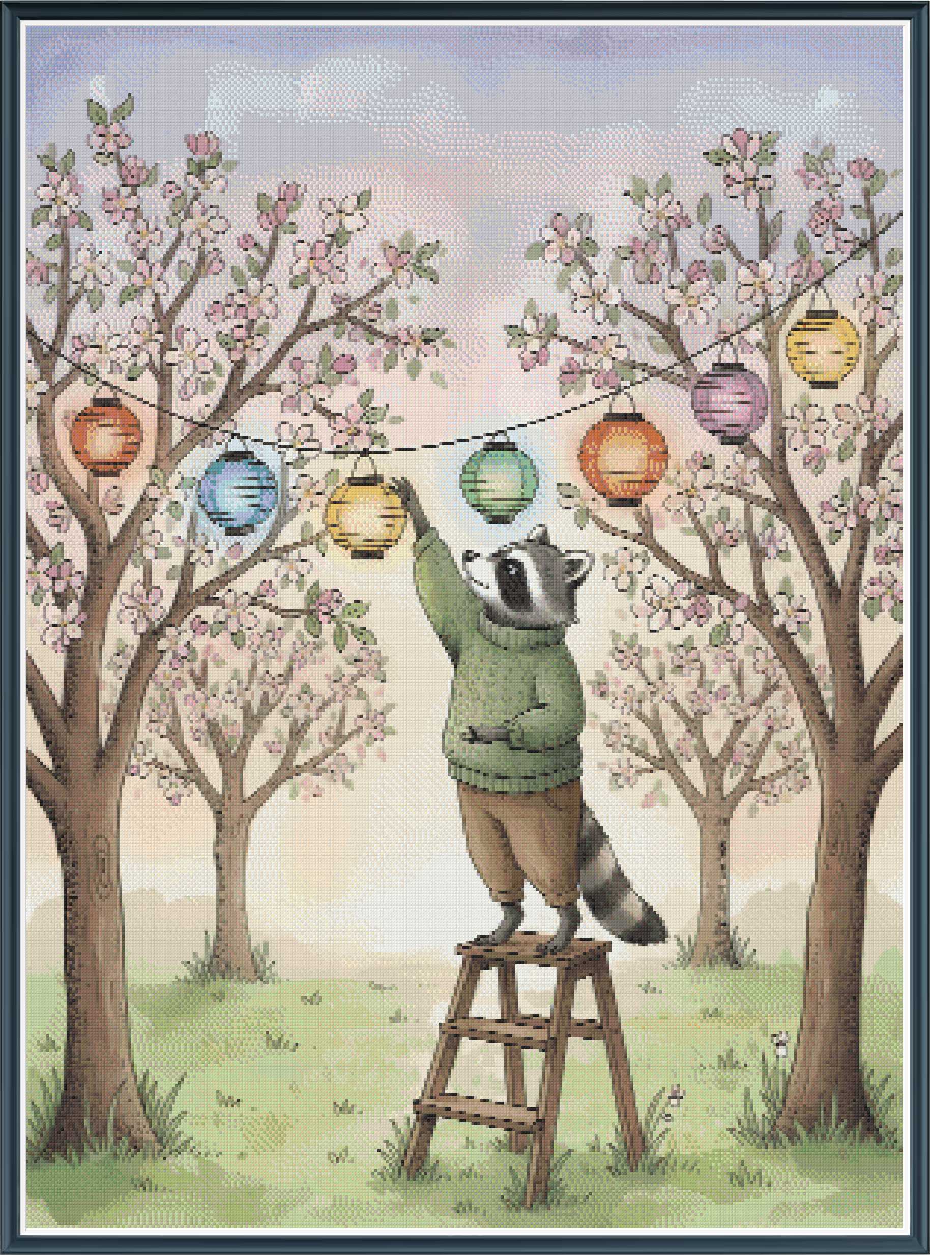 Lantern Light in Blossom Grove [Sun-0424]