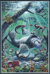 Lazy Day at Otter Spa [LARGE] - PDF Digital Download