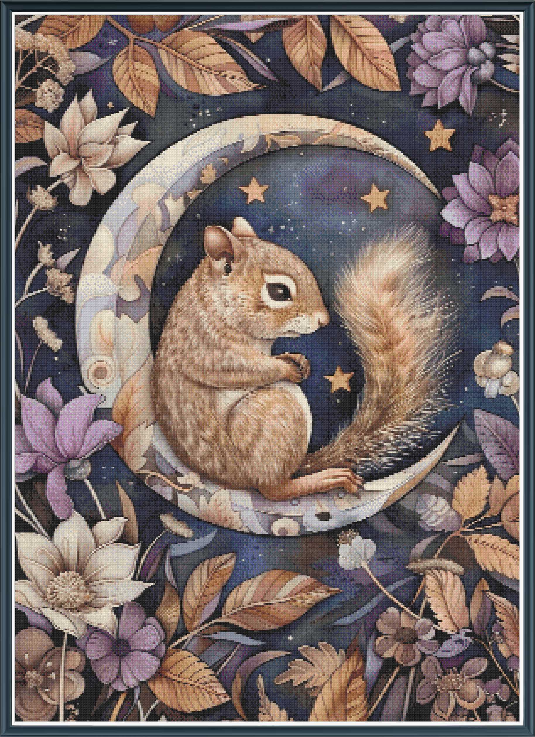 Moon Animals Squirrel [Sun-0445]