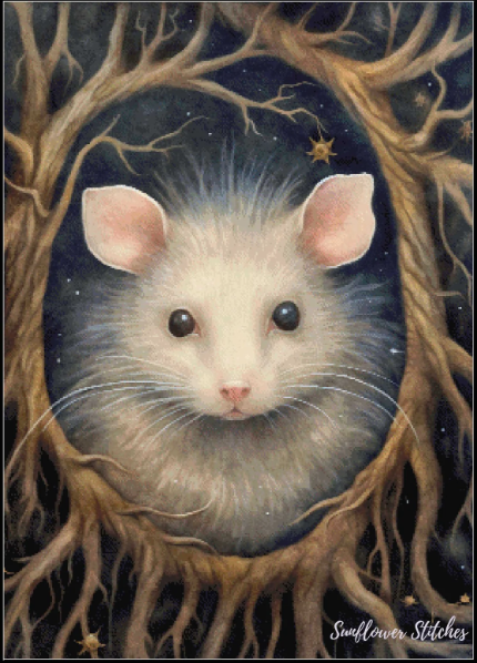 Mystical Woodlands Mouse - PDF Digital Download