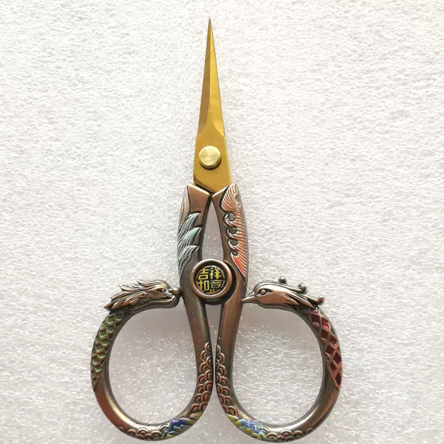 JD-001 auspicious scissors cross stitch 2026 new tool scissors special pointed small scissors retro thread