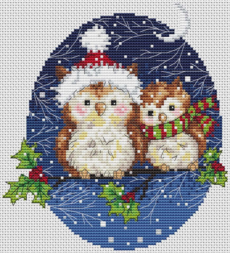 Christmas Owls [Sun-0110]
